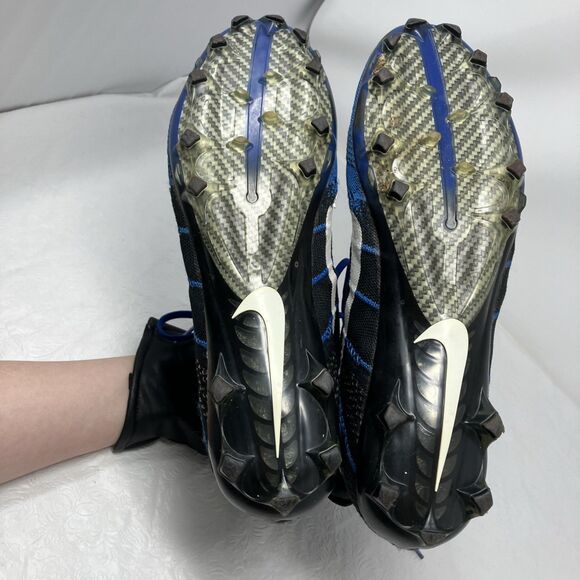 Nike Vapor AO3006-044 Men\'s Football Cleats Blue Black Medium Width Size 13